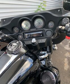 Pyle Bluetooth Marine Receiver Stereo - 12v Single DIN Style Boat In dash Radio Receiver System with Digital LCD, RCA, MP3, USB, SD, AM FM Radio - Remote Control, Wiring Harness - PLRMR27BTB (Black) 25 71FIW8DUc2L