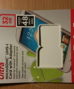 SanDisk Ultra 32GB UHS-I/Class 10 Micro SDHC Memory Card With Adapter - SDSDQUAN-032G-G4A 20 71FIzptHGL