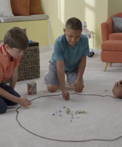 Neato! Classics 160 Marbles In A Tin Box by Toysmith - Retro Nostalgia Glass Shooter, Marble Games Are Timeless Play For Kids - Boys & Girls 26 71FK8YRySnL