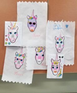 24 Make A Unicorn Stickers for Kids - Great Unicorn Theme Birthday Party Favors - Fun Craft Project for Children 3+ - Let Your Kids Get Creative & Design Their Favorite Unicorn Stickers 24 71FL0txBPlL