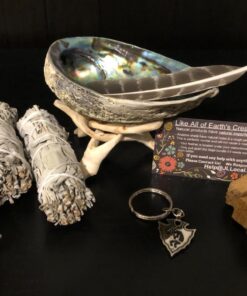 Sage Smudge Kit - White Sage, Palo Santo, Abalone Shell, Smudging Feather | Healing, Purifying, Meditating, Incense, Sage Smudging Kit 31 71FMWygvIWL