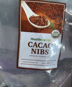 Healthworks Cacao Nibs Raw Organic (32 Ounces / 2 Pound) | Criollo Bean | Unsweetened Chocolate Substitute | Certified Organic | Keto, Vegan & Non-GMO | Antioxidant 32 oz/2 Pound 15 71FNmvKfXxL