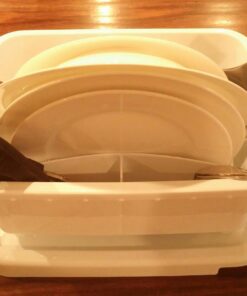 Camco 43511 Mini Dish Drainer, White, EA Dish Rack and Tray 47 71FNqcYzjL