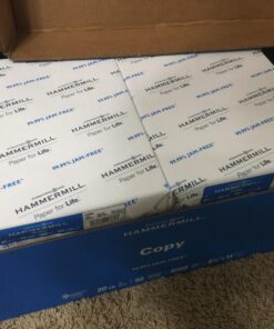 Hammermill Printer Paper, 20 Lb Copy Paper, 8.5 x 11 - 8 Ream (4,000 Sheets) - 92 Bright, Made in the USA 8 Ream | 4000 Sheets Letter (8.5x11) 58 71FOCxKk30L