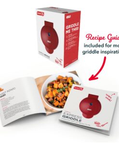 Alternative view of DASH 8” Express Electric Round Griddle for for Pancakes, Cookies, Burgers, Quesadillas, Eggs & other on the go Breakfast, Lunch & Snacks - Aqua