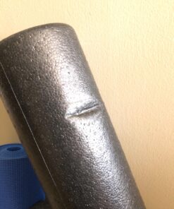 ProsourceFit High Density Foam Rollers 12 - inches long, Firm Full Body Athletic Massage Tool for Back Stretching, Yoga, Pilates, Post Workout Muscle Recuperation, Black 36"H x 6"D 52 71FQIDeROsL