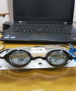 Speedo Unisex-Adult Swim Goggles Vanquisher Smoke 25 71FR8ngZASL