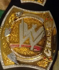 Official WWE Authentic WWE Championship Spinner Replica Title Belt,Multicoloured,One Size 17 71FRA53i3eL