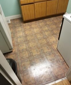 Nexus Self Adhesive 12-Inch Vinyl Floor Tiles, 20 Tiles - 12" x 12", Spanish Rose Pattern - Peel & Stick, DIY Flooring for Kitchen, Dining Room, Bedrooms & Bathrooms by Achim Home Decor 64 71FS8wpV28L