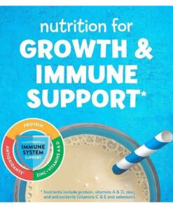 Alternative view of PediaSure Grow & Gain with Immune Support, Kids Protein Shake, 27 Vitamins and Minerals, 7g Protein, Helps Kids Catch Up On Growth, Non-GMO, Gluten-Free, Vanilla, 8 Fl Oz (Pack of 24) 8 Fl Oz (Pack of 24)