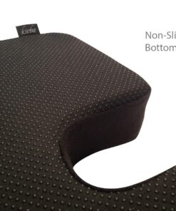 Kieba Coccyx Seat Cushion, Cool Gel Memory Foam Large Orthopedic Tailbone Pillow for Sciatica, Back, and Tailbone Pain (Black) Black 20 71FSGd10wxL