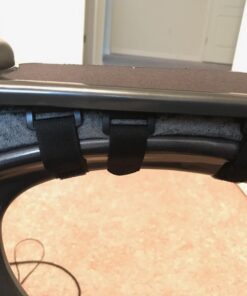 Premium Adjustable Computer Wrist Rest Armrest - Desk and Chair Dual Purpose Attachable Home&Office Computer Arm Support - Ergonomically Designed Mouse Pad Arm-stand Desk Extender (Black) 33 71FSbRCs1L 1