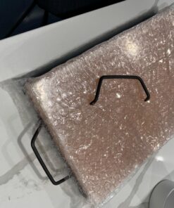 Himalite Himalayan Pink Salt Block & Metal Tray Set 12” x 8” x 1.5” for Cooking, Grilling, Cutting, and Serving with Himalayan Cooking Accessories 34 71FSp99mIyL