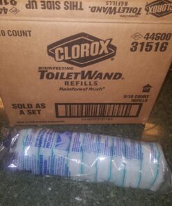 Clorox Original ToiletWand Disinfecting Refills, Rainforest Rush, 30 Ct (Package May Vary) 30 Refills Rainforest Rush 51 71FTNyOzHyL