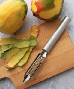 Rada Cutlery Deluxe Vegetable Peeler – Stainless Steel Blade With Aluminum Handle, 8-3/8 Inches 1 12 71FTZIbT9L