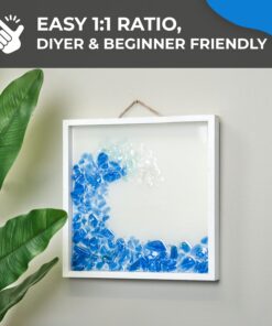 Epoxy Resin Promise Table Top 2-Part- 1 Gallon High Gloss (0.5 Gal Resin + 0.5 Gal Hardener) Transform Your DIY Projects with Crystal Clear Finish - Ideal for Bar Tables, Tabletops, Countertops & More 27 71FTdUKjtxL 1