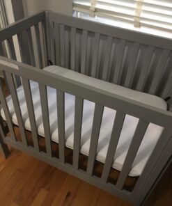 PUREgrace Crib Mattress Protector, Breathable Tencel Cover, Sensitive Skin Friendly Waterproof Pad 32 71FU3bAAhnL