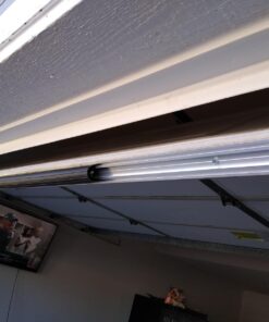 M-D Building Products 87668 18-Feet Universal Aluminum and Rubber Garage Door Bottom, Black 66 71FUE2KhazL