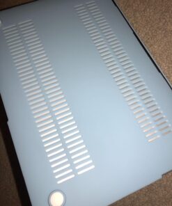 MOSISO Compatible with MacBook Air 13 inch Case (Models: A1369 & A1466, Older Version 2010-2017 Release), Protective Plastic Hard Shell Case & Keyboard Cover & Screen Protector, Airy Blue 59 71FUVMgmzhL