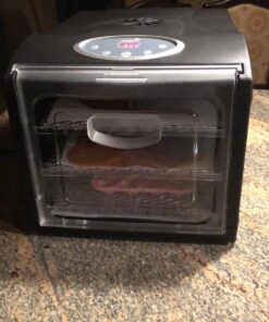 Ivation 6 Tray Countertop Digital Food Dehydrator Drying Machine 480w with Preset Temperature Settings, Auto Shutoff Timer and Even Heat Circulation for Beef Jerky, Fruits, Vegetables & Nuts 6 Tray - Standard 43 71FUzJmKIWL