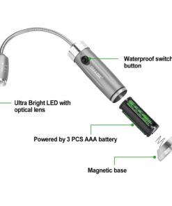 IMAGE Magnetic Ultra-Bright Barbecue Grill Light with Super Bright LED Lights, Magnetic Base Flexible Gooseneck BBQ Light for Grilling,Adjustable Any Gas,Charcoal,Electric Grill White- 1 Pair 29 71FVy4ZR4 L