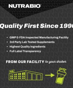 NutraBio L-Glutamine Powder - Amino Acid - Pure Grade: Absolutely no Additives, Fillers or Excipients! - Muscle Recovery Supplement - (500 Grams) 100 Servings (Pack of 1) 14 71FVzItjbL