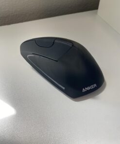 Anker 2.4G Wireless Vertical Ergonomic Optical Mouse, 800 / 1200 /1600 DPI, 5 Buttons for Laptop, Desktop, PC, Macbook - Black 63 71FW423cPVL