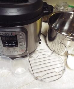 Instant Pot Duo 7-in-1 Electric Pressure Cooker, Slow Cooker, Rice Cooker, Steamer, Sauté, Yogurt Maker, Warmer & Sterilizer, Includes App With Over 800 Recipes, Stainless Steel, 6 Quart 6QT 73 71FWiuK94dL 1