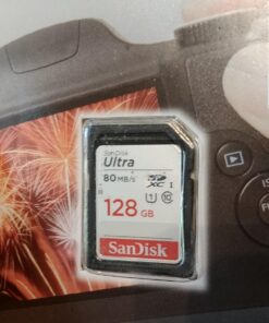 SanDisk Ultra 128GB SDXC UHS-I Memory Card up to 80MB/s (SDSDUNC-128G-GN6IN), Black 17 71FWnA1XbSL