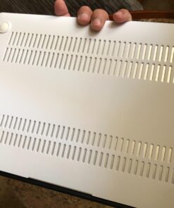 MOSISO Compatible with MacBook Air 13 inch Case (Models: A1369 & A1466, Older Version 2010-2017 Release), Plastic Pattern Hard Shell Case & Keyboard Cover & Screen Protector, White Marble 83 71FX09PQPPL