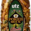 Utz Pub Mix - 23 Ounce Barrel - Crunchy Snack Mix with a Touch of Spicy, Perfect Party Snacks - Resealable Container - Cholesterol Free and Trans-Fat Free