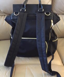 Baby Diaper Bag Backpack with Stroller Hooks, Pipi bear Multi-function Stylish Travel Diaper Back Pack for Mom and Dad, Baby Changing Bag, Maternity Nappy Bag for Boys and Girls, Large Capacity, Black 68 71FXfuiXcwL