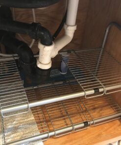 DecoBros Under Sink 2 Tier Expandable Shelf Organizer, Silver 42 71FXpCuNq1L