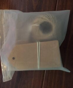 Shintop 100PCS Kraft Paper Gift Tags Bonbonniere Favor Rectangular Gift Tags with Free 100 Feet Natural Jute Twine (Oblong Paper Tag) 38 71FY5ivoKlL