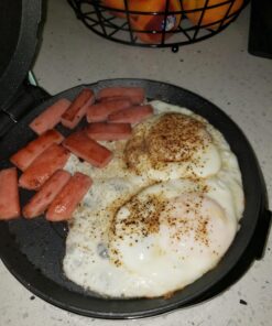 DASH 8” Express Electric Round Griddle for for Pancakes, Cookies, Burgers, Quesadillas, Eggs & other on the go Breakfast, Lunch & Snacks - Aqua 39 71FYVIR40zL