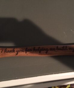 Father's Day Gift Thank You for Helping Me Build My Life DIY Gift Engraved Wood Handle Steel Hammer 30 71FYy27ACBL