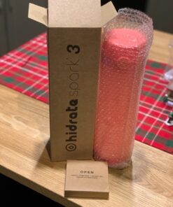 Hidrate Spark 3 Smart Water Bottle, Tracks Water Intake and Glows to Remind You to Stay Hydrated, BPA Free, 20 oz, Coral 23 71FZXKKxPVL