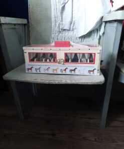 Melissa & Doug Take-Along Show-Horse Stable With Wooden Box and 8 Toy, Barn Play Set, Portable, Toys For Kids Ages 3+ 36 71Fa5295JQL 3