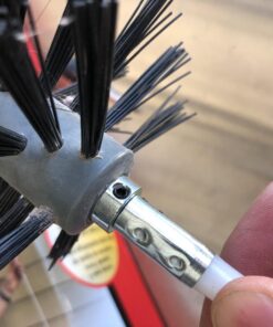 Dryer Vent Duct Cleaning Kit - Gardus RLE202 LintEater Rotary Dryer Vent Cleaner Kit, Removes Lint, Dryer Vent Cleaning System Extends Up to 12’ with 4 Flexible 3' Rods, Air Duct Cleaning Tools 56 71FdVLhvIUL