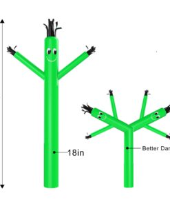 Alternative view of MOUNTO 20ft 18inch Fly Puppet Dancer Tube Man Fly Guy Puppet Dancer (Green) Green
