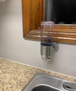 simplehuman Single Wall Mount Shower Pump, 15 fl. oz. Shampoo and Soap Dispenser, Stainless Steel 40 71FdwYg1SkL