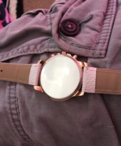 Top Plaza Fashion Women's Analog Watch, PU Leather Band Rose Gold Tone - White White Watch 39 71Fe8NZj66L