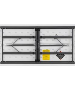 LIFETIME 80160 Commercial Height Adjustable Folding Utility Table, 4 Feet, White Granite 41 71FfCHaPOJL