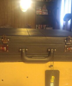 Solo Grand Central Attaché Briefcase with Combination Locks, Black 30 71FfEUT9aCL