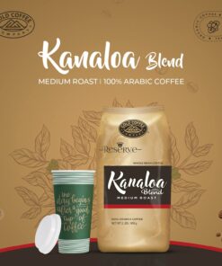 Alternative view of Gold Coffee Kanaloa Blend: Medium Roast Whole Bean Coffee 2lbs (Pack of 1) - Coffee Beans with Smooth, Refreshing, and Deliciously Complex with Milk Chocolate, Floral Honey, and Sweet Lemon Notes 2 Pound (Pack of 1)