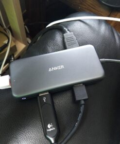 Anker USB C Hub Adapter, PowerExpand+ 7-in-1 USB C Hub, with 4K USB C to HDMI, 60W Power Delivery, 1Gbps Ethernet, 2 USB 3.0 Ports, SD and microSD Card Readers, for MacBook Pro and Other Laptops 31 71FfSWcVa7L