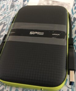 SP Silicon Power 2TB Rugged Portable External Hard Drive Armor A60 Shockproof USB 3.1 Gen1 for PC Mac Xbox and PS4 Black Black-Green 64 71Ffh1uu5vL