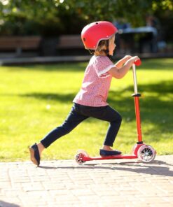 Micro Kickboard - Mini 3in1 Deluxe 3-Stage Ride-on Micro Scooter Toddler Toys for Ages 12 Months to 5 Years Red 16 71Fg1hB6pL