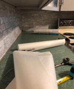 Very Berry Sticker Black Grey Granite Look Marble Effect Marble Stickers (61cm x 200, Marble Self Adhesive Sticky Back Plastic Countertop Black Vinyl Wrap 23.6" x 78" 52 71FgMgev qL