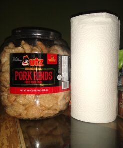 Utz Pork Rinds, Original Flavor - Keto Friendly Snack with Zero Carbs per Serving, Light and Airy Chicharrones with the Perfect Amount of Salt, 18 Ounce (Pack of 2) 18 Ounce (Pack of 2) 33 71FgaW6WSvL